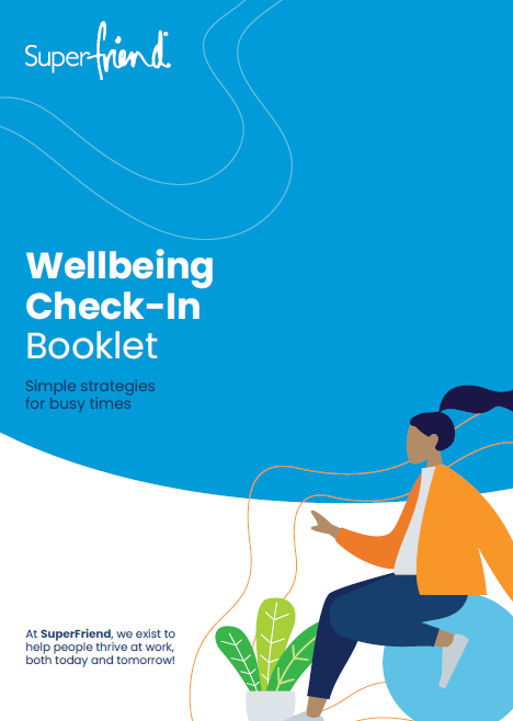 Wellbeing check in booklet 2024_front cover